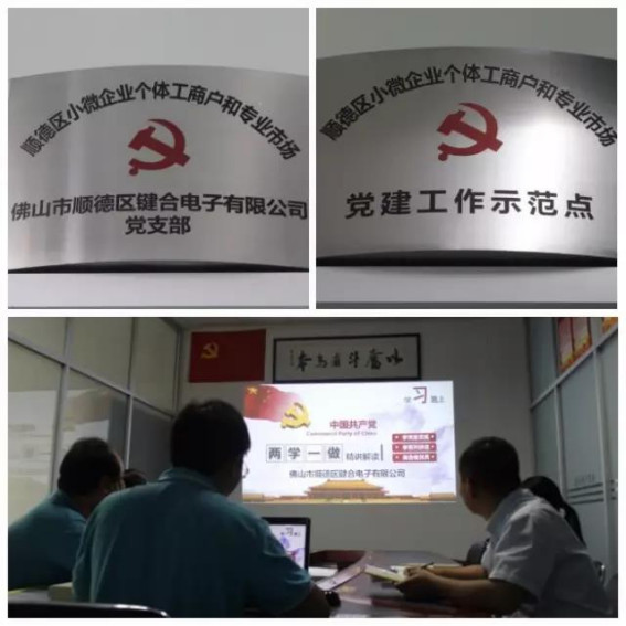 党支部成立｜键合被授予顺德党建工作示范点